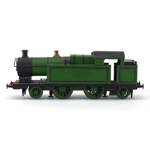 308 - 1.5 inch gauge scratch built locomotive numbered 3617, 36.5cm in length