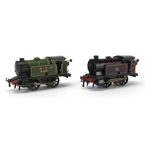 312 - Two Hornby O gauge clockwork locomotives, both boxed, British Railways 82011 and LNER460