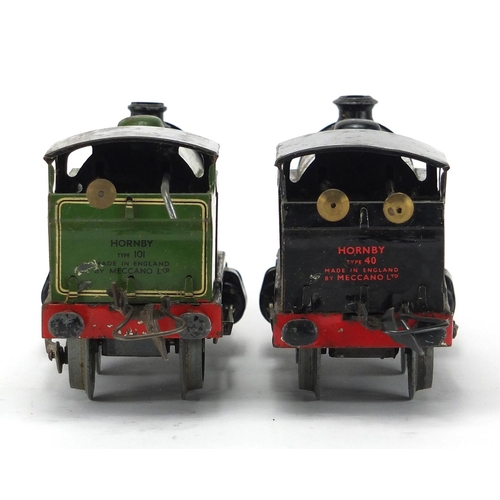 312 - Two Hornby O gauge clockwork locomotives, both boxed, British Railways 82011 and LNER460