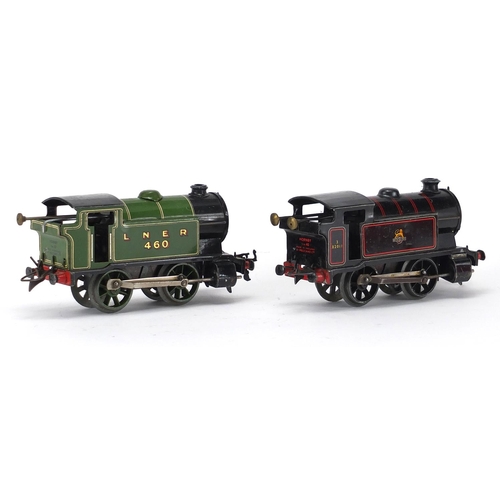 312 - Two Hornby O gauge clockwork locomotives, both boxed, British Railways 82011 and LNER460