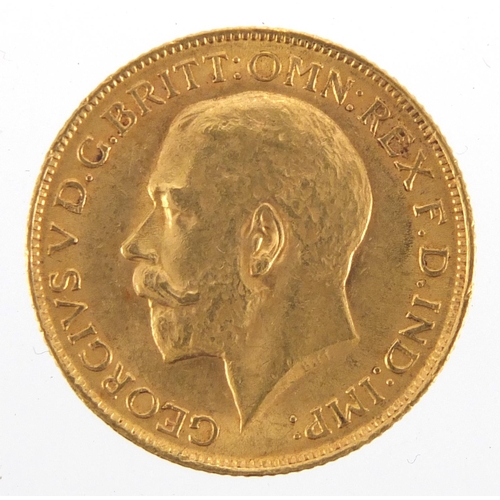 219 - George V 1911 gold sovereign