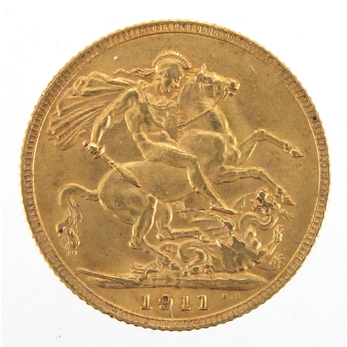 219 - George V 1911 gold sovereign