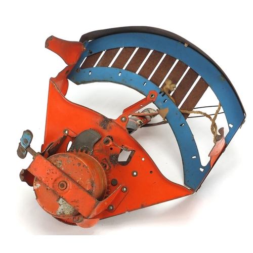 324 - Early 20th century tin plate Zilotone musical wind up toy, manufactured by Wolverine Supply and Manu... 