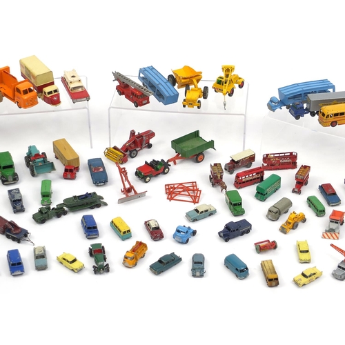 321 - Vintage die cast vehicles including Dinky Super Toys Elevator Loader 964 with box, Lesney, Budgie to... 