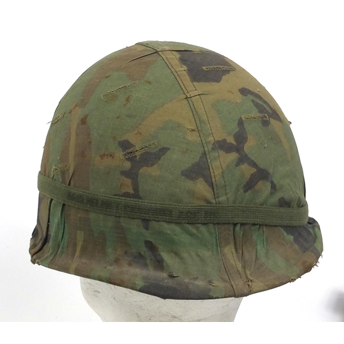 288 - ** DESCRIPTION AMENDED ** American Military helmet and uniform