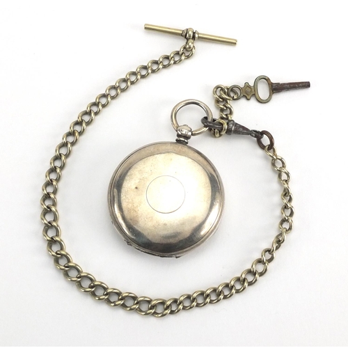 833 - WITHDRAWN - Gentleman's silver full hunter pocket watch, the fusee movement engraved Rotherham's Lon... 