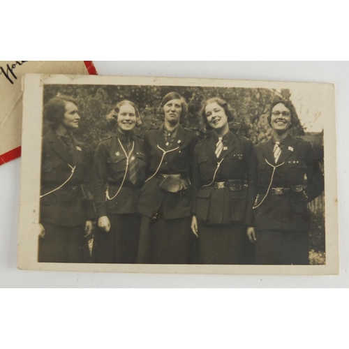 735 - Girl Guides hand written certificate, to Sylvia Healy and signed by Baden-Powell Chief Guide, Novemb... 