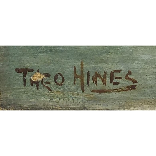 978 - Theodore Hines - On Loch Lomond with stag and Roe, 19th century oil on canvas, inscribed verso, unfr... 