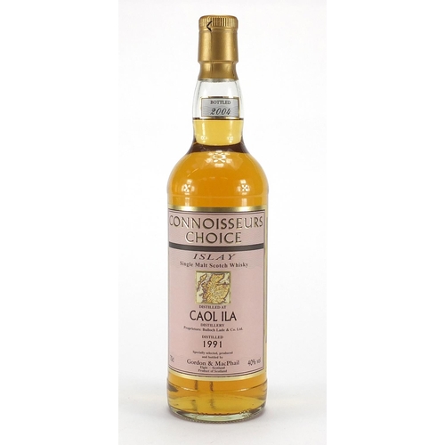 116 - Bottle of Connoisseurs Choice Islay single malt Scotch whiskey, distilled at Caol Ila distilled 1991... 