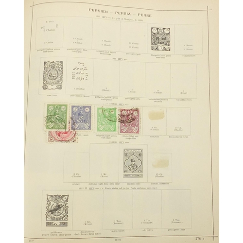 689 - World stamps arranged in an album including various Countries and denominations