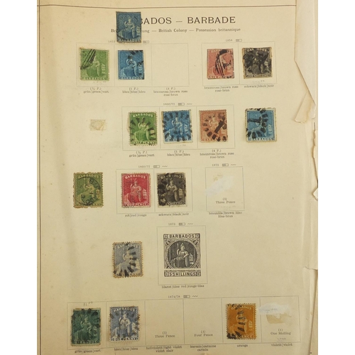 689 - World stamps arranged in an album including various Countries and denominations