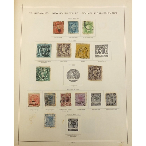 689 - World stamps arranged in an album including various Countries and denominations