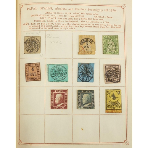 690 - Antique and later World stamps arranged in an album