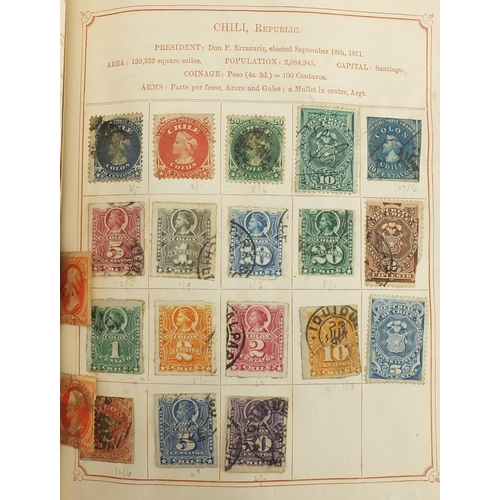 690 - Antique and later World stamps arranged in an album