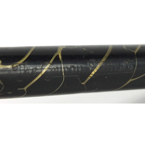 69 - Conway Stewart cracked ice No 286 fountain pen with 14ct gold nib