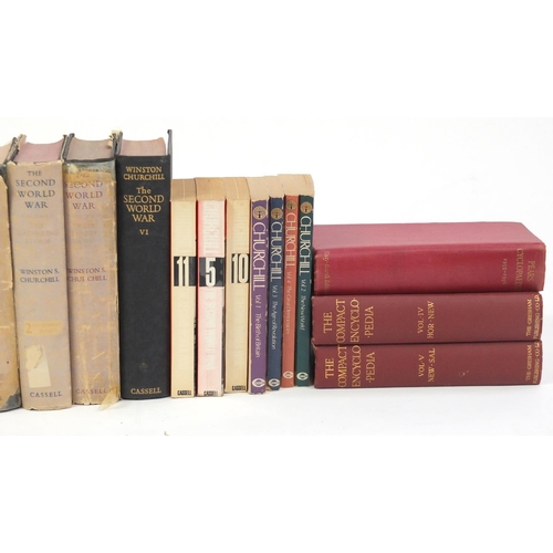 751 - War related books, some with dust jackets and some first edition including Winston Churchill's Secon... 