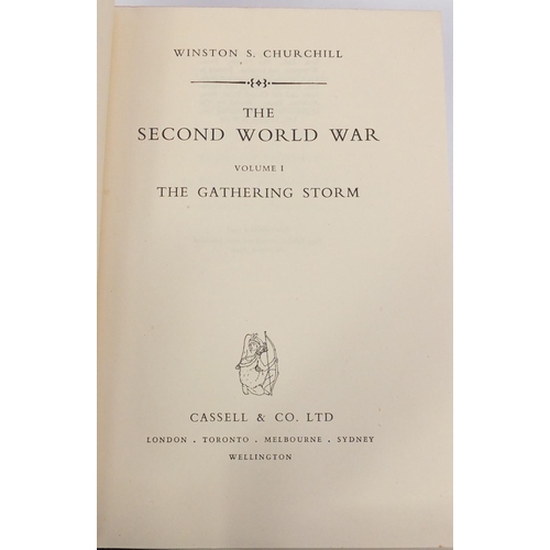 751 - War related books, some with dust jackets and some first edition including Winston Churchill's Secon... 