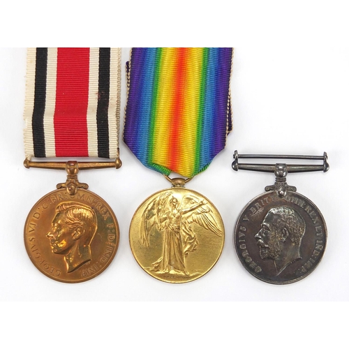 259 - British Military World War I pair and George VI Faithful Service medal, the pair awarded to 8021CPL.... 