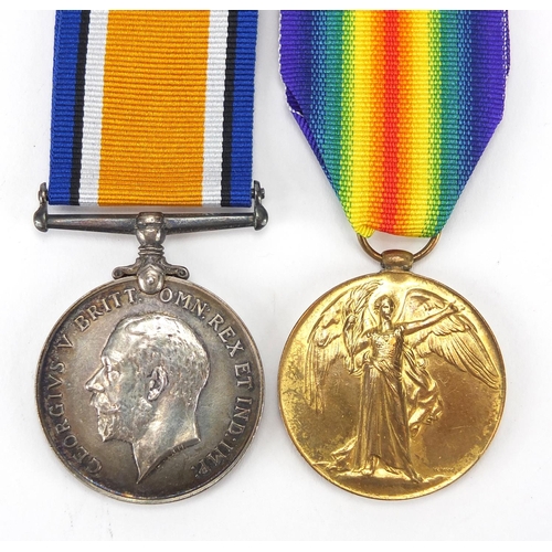 257 - British Military World War I pair awarded to 7916A.CPL.T.KENRICK.RIF.BRIG.
