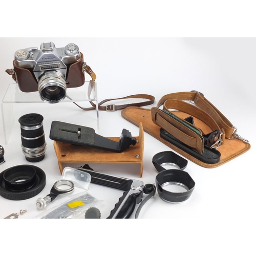 126 - Voigtländer Bessamatic camera outfit with lenses and accessories