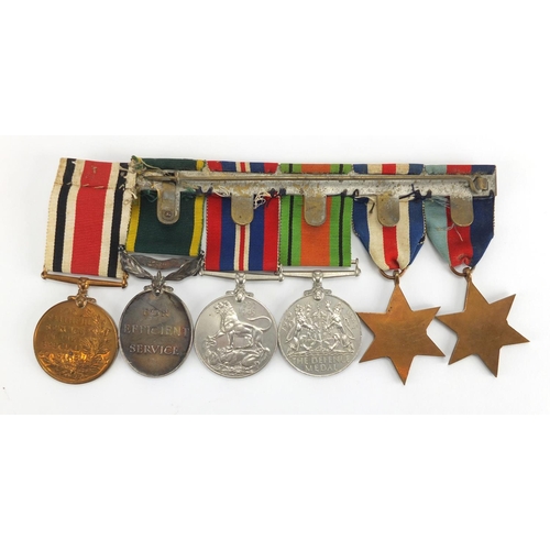 267 - British Military World War II medal group, relating to Henry C W Maunton, including The George VI Te... 