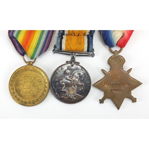 248 - British Military World War I medals and Militaria relating to Arthur L Ashford, comprising World War... 