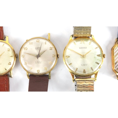 813 - Vintage gentleman's watches including Smiths, Arta, Citizen and Damas