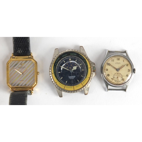 813 - Vintage gentleman's watches including Smiths, Arta, Citizen and Damas