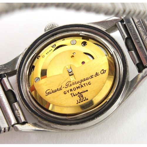 808 - Gentleman's vintage Girard-Perregaux wristwatch, with date dial, numbered 2209425 to the movement, 3... 