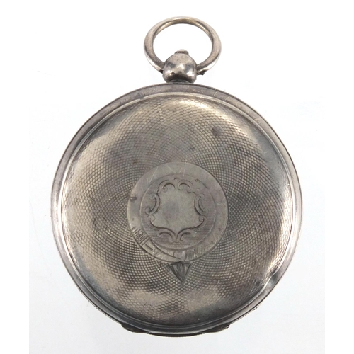 835 - Gentleman's silver Waltham Mass open face pocket watch, numbered 10247379 to the movement, the case ... 