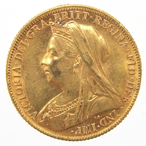216 - Queen Victoria 1898 gold sovereign