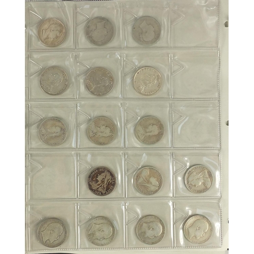 214 - Early 19th century and later British coinage, some silver including 1893 and 1894 crowns, Rocking Ho... 