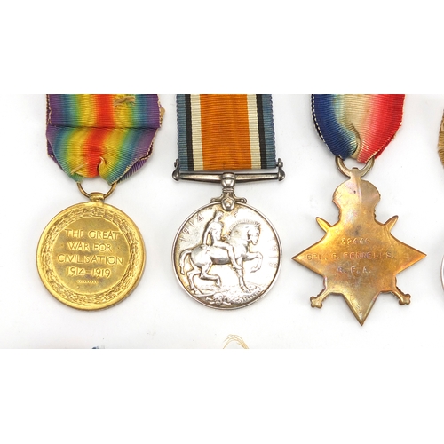 247 - British Military World War I trio, together with a group of Army Temperance Associations medallions,... 