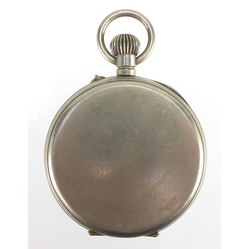 843 - Gentleman's advertising over sized pocket watch, the enamelled dial marked Edison and Swan United El... 