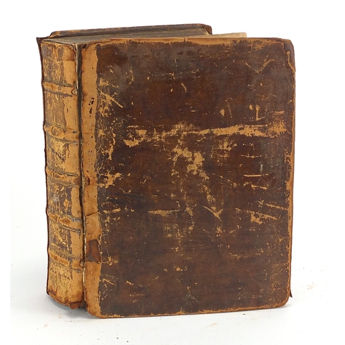 185 - The Bible That Is, The Holy Scriptures Conteined in the Olde and New Testament, 16th century leather... 