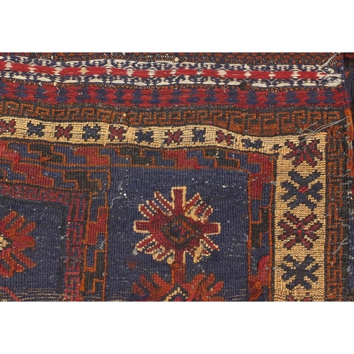 2036 - Afghan Soumak prayer mat, approximately 120cm x 90cm