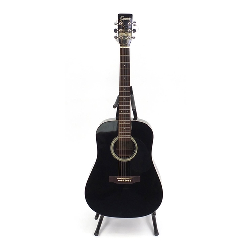 287 - Encore acoustic guitar with case, model W255B