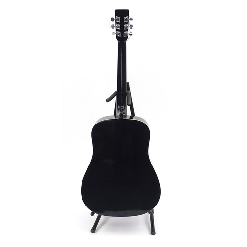 287 - Encore acoustic guitar with case, model W255B