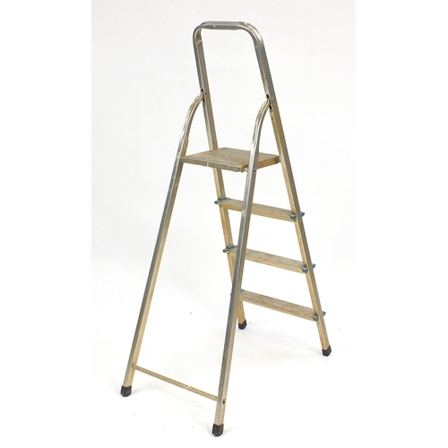 123A - Set of Beldray aluminium step ladders