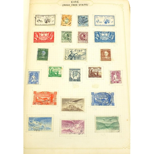 691 - World stamps arranged in an album and stock book, including Great Britain