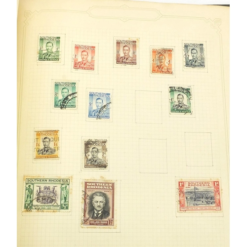 691 - World stamps arranged in an album and stock book, including Great Britain