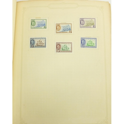 691 - World stamps arranged in an album and stock book, including Great Britain