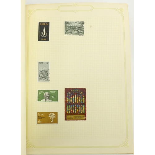 691 - World stamps arranged in an album and stock book, including Great Britain