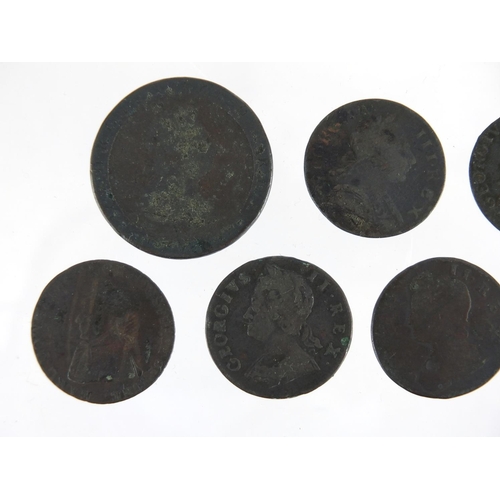 634 - Group of antique British coins