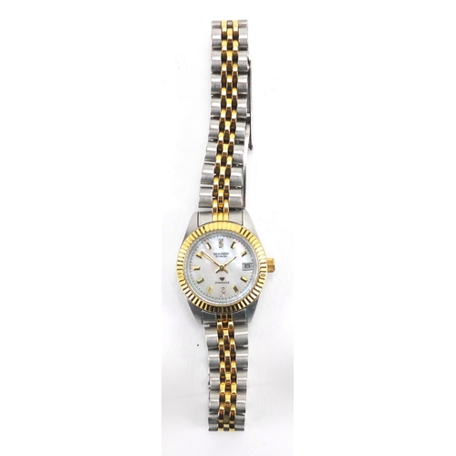 408 - Ladies Sekonda diamond date wristwatch