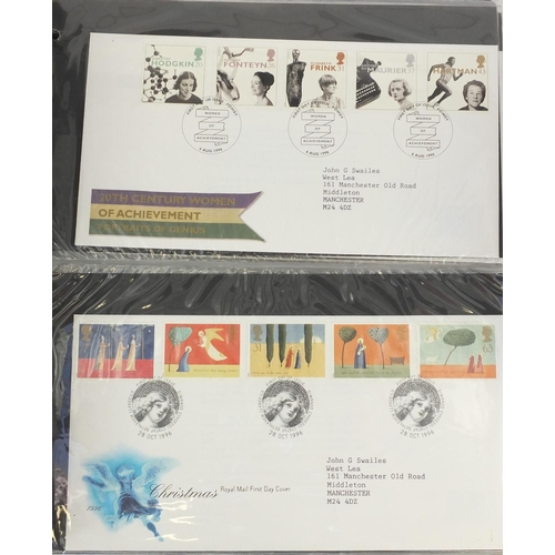 720 - First Day covers including Special and Cancels arranged in a Benhams album