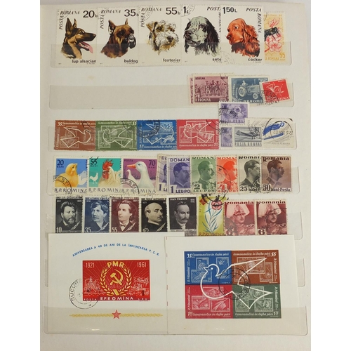 696 - World stamps arranged in an album including Olympic examples