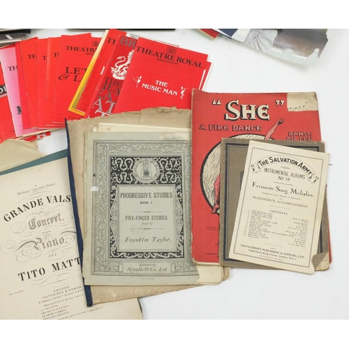 722 - Large collection of theatre ephemera