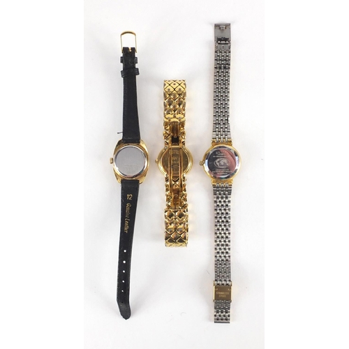 406 - Three ladies wristwatches including Raymond Weir, Rotary and Oris