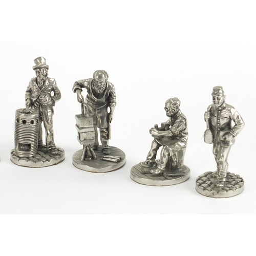 516 - Collection of Royal Hampshire pewter figures